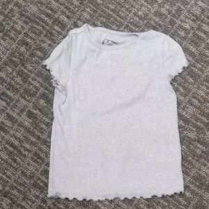 Art Class Gray Short Sleeve Tee Casual Essential